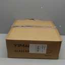 Vessel Sink 16.5" Bathroom Sinks Tempered Glass Blue Art Basin Round Bowl with Faucet Combo Blue, Modern Countertop Bowl Sink for Lavatory Vanity Cabinet