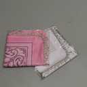 Vabean 2 Pcs Disco Rhinestone Fringed Bandana Paisley Bandanas Cowgirl Bachelorette Rhinestones Tassel Kerchief