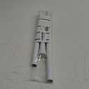 White Tension Curtain Rod for Windows 28 to 48 inch Adjustable Expandable Pressure Spring Curtain Rod No Drilling Curtain Rod for Bedroom Doorway Closet Door