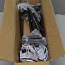 Garage Garden Tool Organizer Wall Mount, Heavy Duty Garage Tool Storage Rack 32 Inches, Max Load 220lb  Shovel, Rake, Folding Chair, Weed Eater Storage