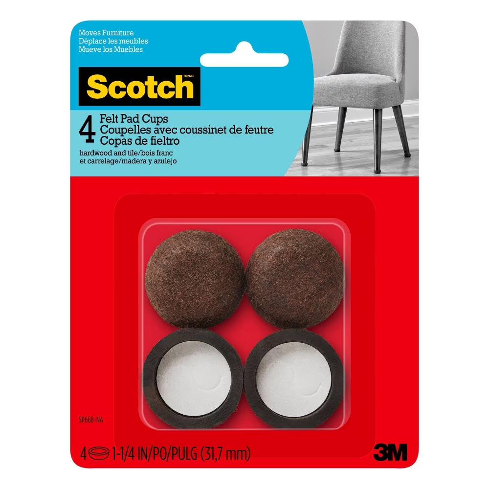 Scotch Felt Pad Cups