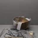 Gold Chandelier Light Fixture, 21" Drum Chandeliers with 2-Layer Antique Bronze Metal Shade, 6-Lights Large Pendant Light Fixture, Chandeliers for Dining Room Bedroom Living Room Kitchen Island Foyer