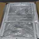 OKZEST 4 Tier Rolling Cart with Drawer Baskets, Metal Utility Storage Cart with Wheels and Wood Top for Living Room, Kitchen, Home Office, Bedroom, Pantry, Baby Essential, Craft, Snack, Makeup, White