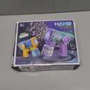 Bubble Gun 1 Packs for Kids, Automatic Bubble Machine with 2 Bottles &25 Bags Refill Solution, LED Light Bubble Maker Gifts for Kids Boys&Girls Ages 3+ Thanksgiving Christmas (Cyber Technology (12-holes))