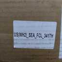 SmartStandard 42in x 96in Double MDF Sliding Barn Doors with 7FT Bypass Barn Door Hardware Kit, Save Space, Waterproof, Easy Install, Fit 72in-76in Openning, White