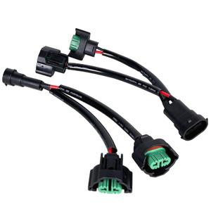 O-NEX H11 OEM Style Male to Female 2 Way Splitter Wire Bulb Socket Headlight Wiring Harness Extension for Headlight or H8 Fog Light Retrofit Use Car Accessories, Pack of 2