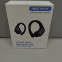 Ltinist Wireless Earbud, Bluetooh 5.4 Headphones Pure Bass Sound with Earhooks, 75H Battery in-Ear Sport Earbud with Dual-LED Display, IP7 Waterproof Earphones Built-in Microphone for Running, Red