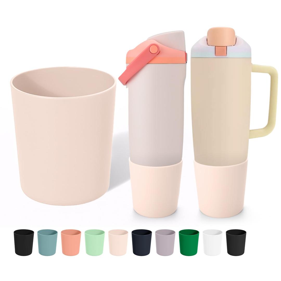 Mity rain Higher Boot Compatible with Owala 30oz & 40oz FreeSip Sway Bottles &Tumbler - Tall Boot Water Bottle Accessories, Protection, Prevents Scratches (1 PCS, Lvory)