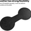 KUNGKIC for Ford Mustang 2024 2025 PU Car Non-Slip Cup Holder Insert Glove Compartment Mat Door Pocket Mats Anti Dust Interior Essentials Decoration Accessories (Black)