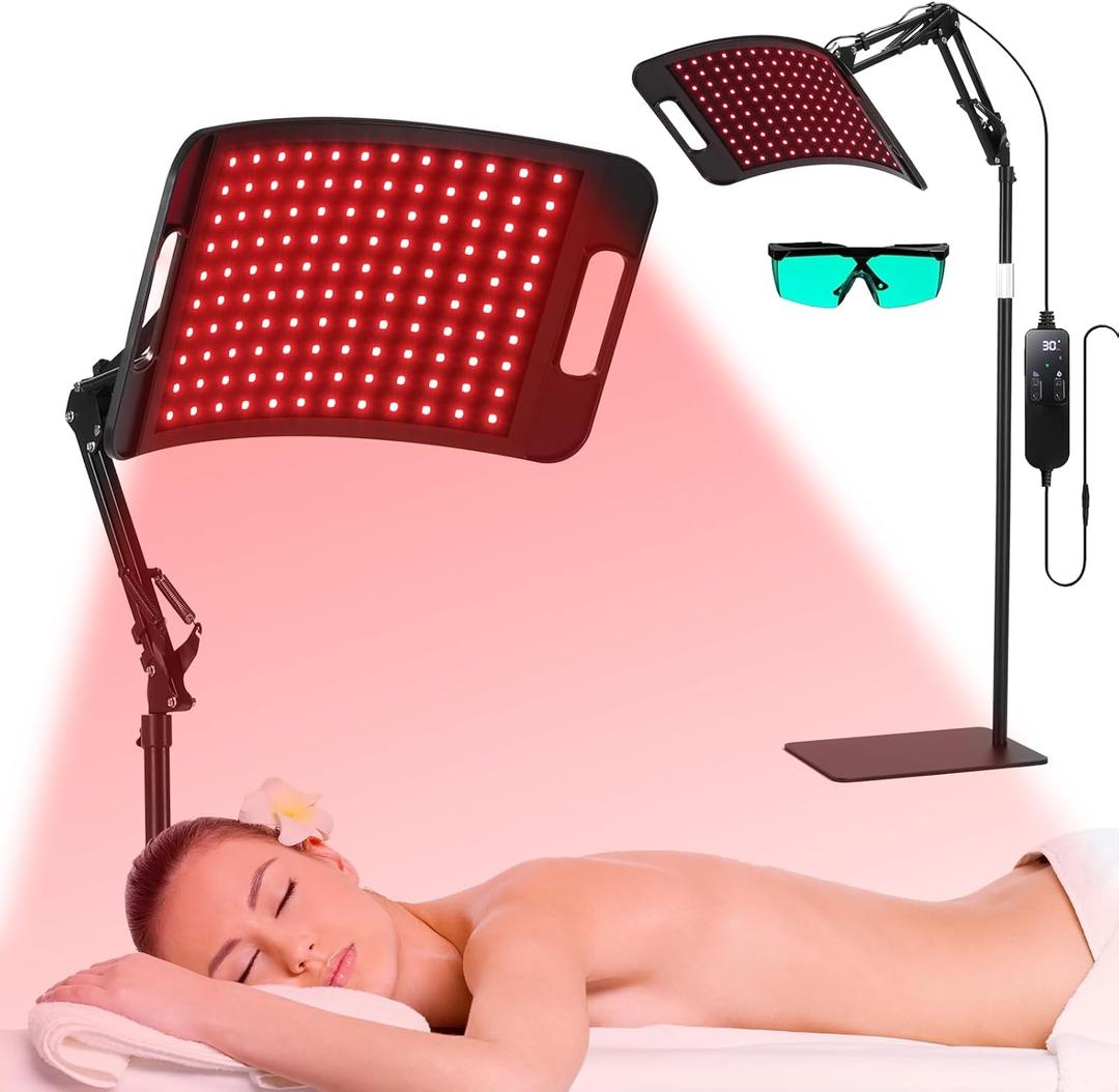 Red Light Therapy for Body face-660nm 850nm Infrared Light Therapy Panel 3 in 1 Led Bead red lamp Therapy Home Use,Gift idea for Mom Women Wife Sister Girlfriend