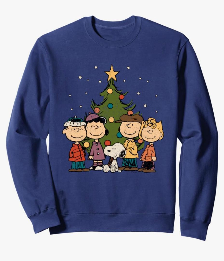 Peanuts - Peanuts Christmas Group Sweatshirt, Size XXL