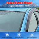 Fit 2018-2024 Audi Q5 & SQ5 Acrylic Tape on Low Profile Window Visors | IKON MOTORSPORTS, Not Fit Sportback Models, Smoke/Tinted, Rain Guards, Self-Adhesive, Side Window Wind Deflectors, 4PCS
