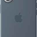 Apple iPhone 17 Silicone Case with MagSafe and Camera Control: Lightweight Phone Case, Wireless Charging Compatible, Smooth Matte Finish; Anchor Blue