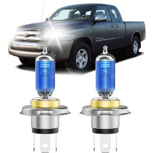 Tundra Halogen Headlight Bulbs Fits For 2000-2006 Toyota Tundra Halogen headlights Combo, Ultra Bright 5000K White Bulbs, 12V-100W, Pack of 2