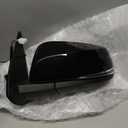 Lqito Left Driver side Mirror Fits 2016-2022 Toyota Tacoma With Power Glass, Heated, Turn Signal丨Without Blind Spot Detection Match to Midnight Black Metallic Replace TO1320349 (7Pins)