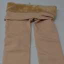 CHRLEISURE Women's Winter Warm Fleece Lined Leggings - Thick Velvet Tights Thermal Pants (X-Large-XX-Large, Nude)