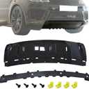 Sekeseauto Glossy Black Front Bumper Plate Cover Fit for Land Rover Range Rover Sport 2018-2022 L494 Sport 2018 Replace# LR109870 LR099367 Towing Eye Protector