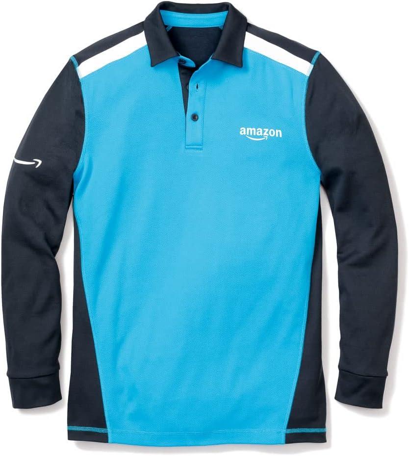 LULY YANG DSP Men's Active Polo - Long Sleeve (Blue)