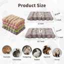 7 x Guinea Pig Bed Faux Fur Rabbit Bed Bunny Beds Plush Hamster Bedding Mats Soft & Warm for Indoor Small Animal Bed (Chinchilla Hedgehog Ferret) Grey 10111 Inch
