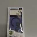 for iPhone 17 Pro Max Case, Fits MagSafe, with Built-in Camera Ring Stand & Lens Protector, Slim Translucent Matte Military-Grade Drop Protection Magnetic Cover, Deep Blue