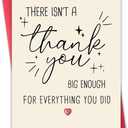 3 x Hongshan Funny Thank You Card, Thank You Card for Men Women, Thank You Gifts Card for Teacher Boss, Happy Appreciation Card for Him Her