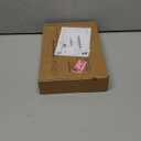 Key Holder for Wall, Decorative Key and Mail Holder with Shelf Has Large Hooks for Bags, Coats, Umbrella  Paulownia Wood Key Hanger with Mounting Hardware (9.8W x 6.7H x 4.2D) (Black)