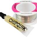 Chip Quik SMDSN60BI40 Tin/Bismuth Solder Wire (Sn60/Bi40) 0.031" diameter - 10 ft with 2cc of SMD291 flux