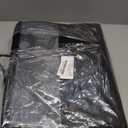 OLANLY Waterproof Outdoor Rug 5x8 ft, Outdoor Plastic Straw Rug with Flower Pattern, Reversible RV Mat for Patio, Camping, Balcony, Deck, Backyard, Black & Grey