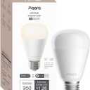 Aqara Thread/Zigbee Smart LED Light Bulb T2 E26, Tunable White (2700K-6500K), 75W Equivalent, Matter, Works with HomeKit, Alexa, Google