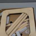 Adjustable Cross Stitch Stand, Wooden Embroidery Hoop Holder, Easy to Carry and Portable, Perfect for Embroidery, Tapestry, and Sewing, Ideal for Home or Studio Use (11.8" and 15.75")