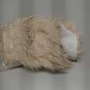 AISENO 36 Inch Christmas Tree Skirt - Beige Faux Fur Plush Holiday Decor for Xmas Tree, Festive Party, Home Decorations