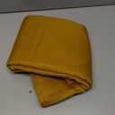 Biscaynebay Textured Fabric Christmas Rectangle Tablecloths 60x108 Inch, Gold Water Resistant Tablecloths for Dining, Kitchen, Wedding, Parties etc. Machine Washable