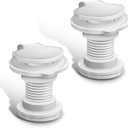 Cooler Drain Plug Replacement for Coleman, 1.5" Standard Drain Plug Kit Assembly, Drain Plug Replacement Parts for Coleman Xtreme Cooler 50 qt, 58 qt, 82 qt Leak-Proof, Cooler Accessories, 2 Pack