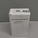 Automatic Soap Dispenser Liquid Touchless: 13.52oz/400ml Wall Mounted USB Rechargeable - 4-Level Adjustable Modern Electric Hand Soap Dispenser - Kitchen Bathroom Kids Family White (White Gel Typ)