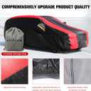 6-Layer Car Cover Waterproof All Weather for Automobiles,Universal Fit for SUV,Outdoor Full Cover Rain Sun UV Protection with Zipper Cotton,Fit SUV Jeep-Length (184" to 190")