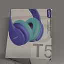 Kids Bluetooth Headphones, Lightweight Wireless Headphones for Kids, 85/94dB Volume Limited, 60 Hours Playtime, Bluetooth 5.3, Over-Ear Toddler Headsets with Built-in Mic-Blue