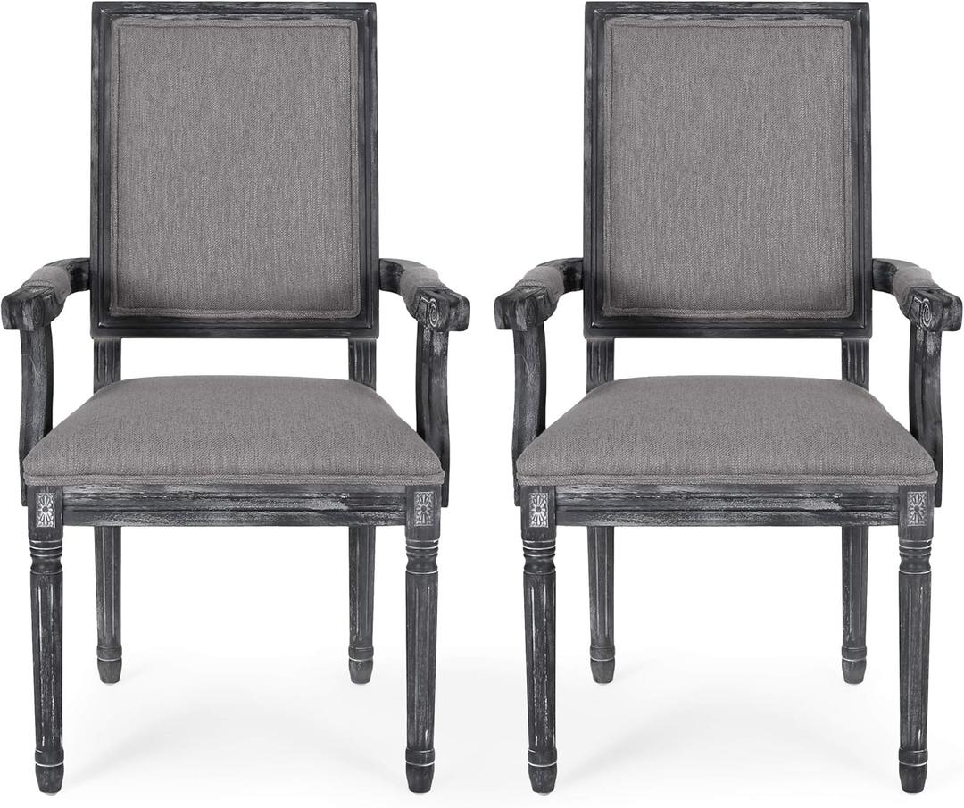 Christopher Knight Home Maria DINING CHAIR SETS, Grey, (Set of 3)
