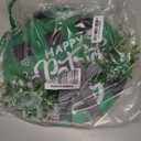 Sggvecsy St Patricks Day Decorations Buffalo Plaid Wooden Hanging Door Sign Happy St Patrick’s Day Farmhouse Rustic Door Decoration with Bowknot Greenery for Front Door Home Indoor Outdoor