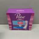 Poise Ultra Thin Incontinence Pads & Postpartum Pads for Bladder Leaks, 4 Drop Moderate Absorbency, Regular Length, 144 Count