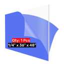 36x48 Plexiglass Sheets 1/4 inch Thick Clear Acrylic Sheets 36x48 Acrylic Board 6mm Plexiglass Panel Perfect for Display Case, Signage, Crafts, Led, Fish Tank, Windows, Skylight, Tabletop