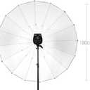 Godox 70 inch 180cm Black White Reflective Umbrella Studio Photography Umbrella, White Inner with Large Diffuser Cover, Bag