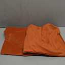 FEVERQIYI Fall Pillow Covers 24x24 Burnt Orange Velvet Throw Pillow Covers Set of 2 Autumn Deco for Bedroom Living Room Extra Large Throw Pillow Covers