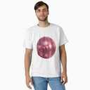 Retro Party Dance Club Disco Ball T-Shirt White, Small