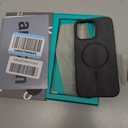 TineeOwl for iPhone 15 Pro Max Magnetic Case - Dune Series, Compatible with MagSafe, TPU, Minimalist, Slim/Thin, Grippy with Microfiber Lining, Rounded Action Button (Almost Black, iPhone 15 Pro Max)