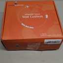 Inflatable Seat Cushion for Airplane & Travel  Portable Inflatable Pad with Built-in Pump, Adjustable Firmness, Tailbone & Back Pain Support, Carry Bag Included