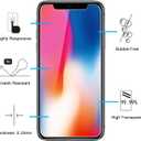 2 x NEW'C 3 Pack Designed for iPhone 11 Pro and iPhone X and iPhone XS Screen Protector,Enhanced Tempered Glass Protection, Case Friendly, Bubble Free Ultra Resistant (Transparent)