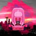 Diono Radian 3R, All-in-One Convertible Car Seat, Rear and Forward Facing, 10 Years 1 Car Seat, Slim Fit 3 Across, Pink Cotton Candy, Mfd: 03/2026