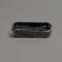 Metal Desktop Card Holder for Desk Stylish Aluminum Alloy Business Card Display Stand for Men Office Black 1 Pack