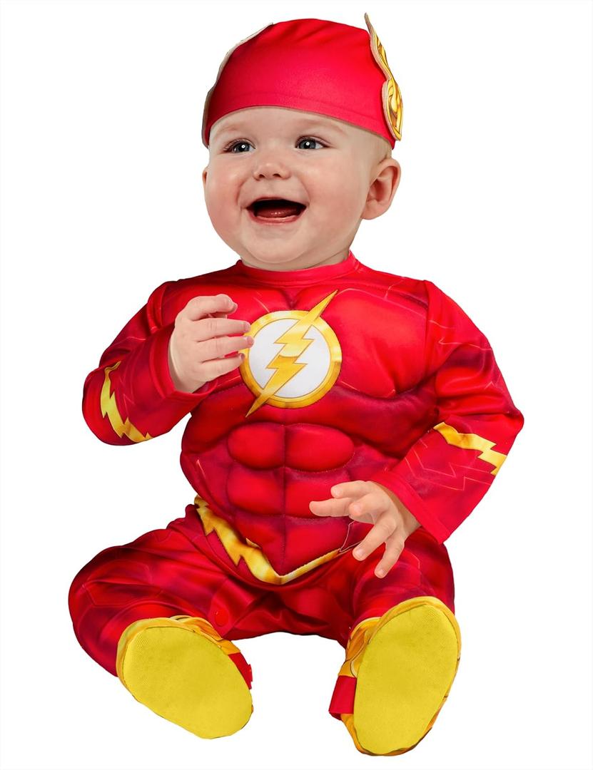 Rubies DC Comics Superheroes: Flash Costume for Babies, Babies (6-12 Months)