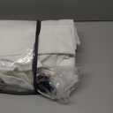 Pinch Pleated Linen Curtains 96 Inches Long for Living Room 2 Panel Set Cream Ivory Light Filtering Pinch Pleat Hooks Rings Back Tab Neutral Boho Farmhouse 96 Inch Curtain Drapes for Bedroom Window (Natural)